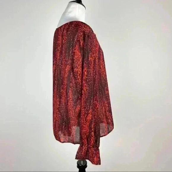 Notations top size L Multicolored peasant sleeve - Picture 3 of 9